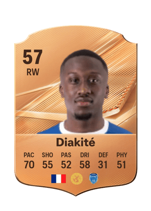 Diakité - 57 - Rare