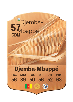 Djemba-Mbappé - 57 - Rare