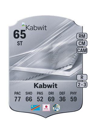 Kabwit - 65 - Rare