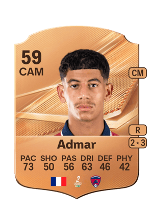 Marouane Admar FC 27 card