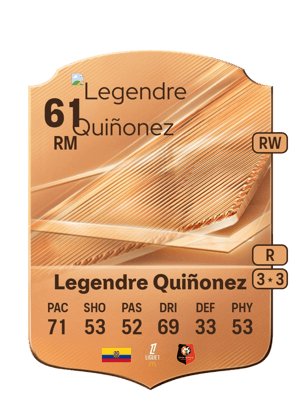 Legendre Quiñonez - 61 - Rare
