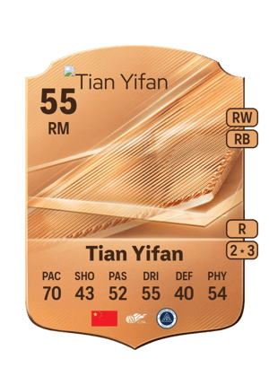 Tian Yifan - 55 - Rare