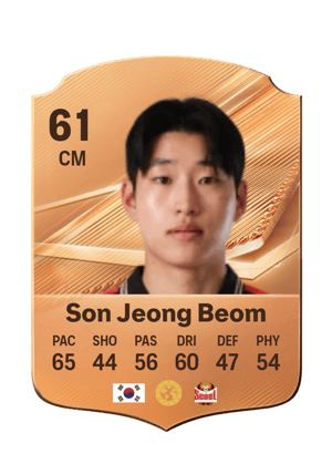 Son Jeong Beom - 61 - Rare