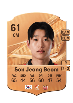 Son Jeong Beom - 61 - Rare