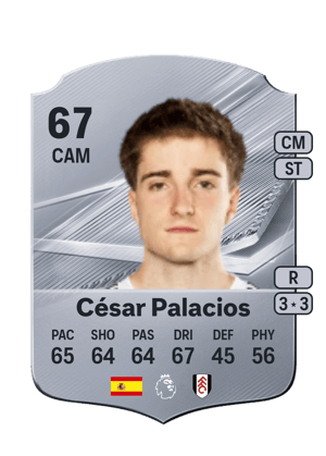 César Palacios - 67 - Rare