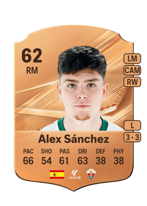 Álex Sánchez - 62 - Rare