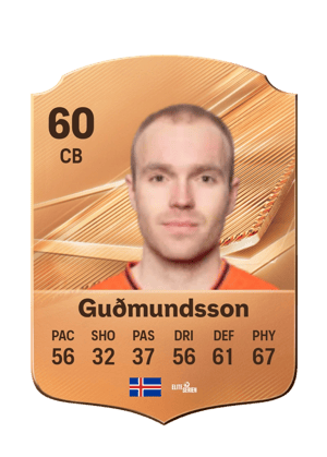 Guðmundsson - 60 - Rare