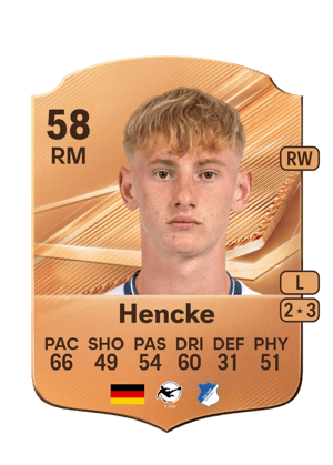 Oskar Hencke FC 27 card