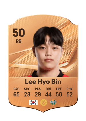 Lee Hyo Bin - 50 - Rare