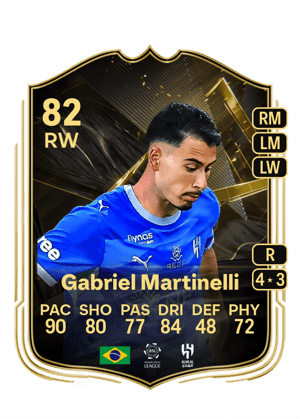 Gabriel Martinelli - 82 - Team of the week