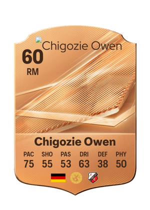 Chigozie Owen - 60 - Rare