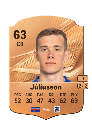Júlíusson - 63 - Rare