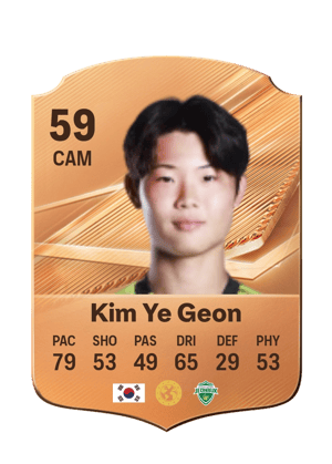 Kim Ye Geon - 59 - Rare