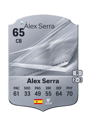 Álex Serra - 65 - Rare