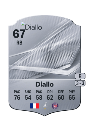 Diallo - 67 - Rare