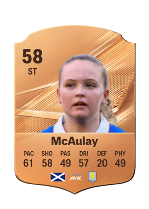 McAulay - 58 - Rare