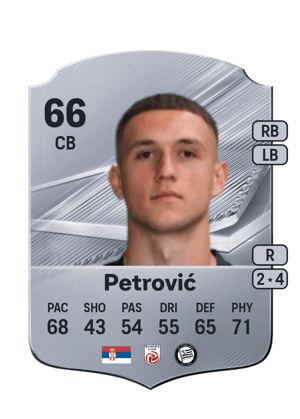 Petrović - 66 - Rare