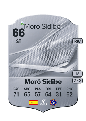 Moró Sidibe - 66 - Rare