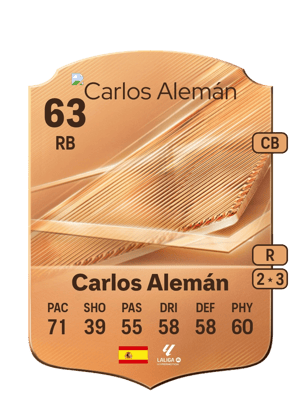 Carlos Alemán - 63 - Rare