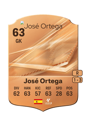 José Ortega - 63 - Rare
