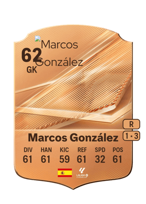 Marcos González - 62 - Rare