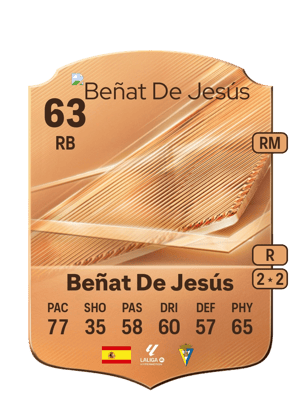 Beñat De Jesús - 63 - Rare