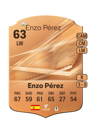 Enzo Pérez - 63 - Rare