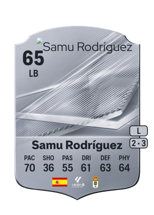 Samu Rodríguez - 65 - Rare