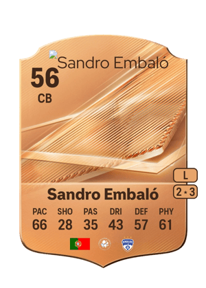 Sandro Embaló - 56 - Rare