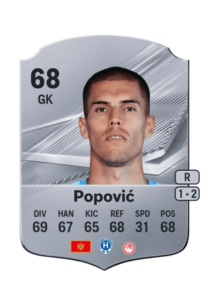 Popović - 68 - Rare