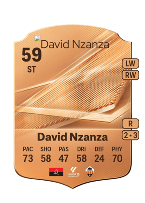 David Nzanza - 59 - Rare