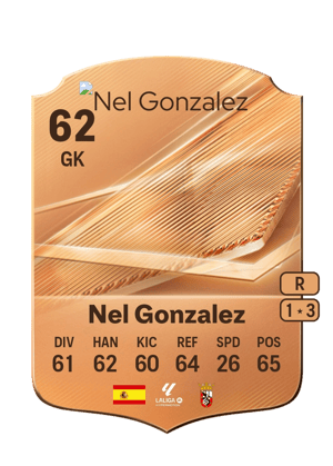 Nel Gonzalez - 62 - Rare