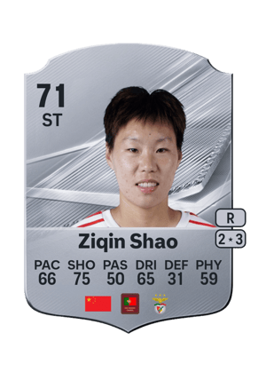 Ziqin Shao - 71 - Rare