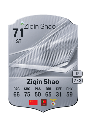 Ziqin Shao - 71 - Rare