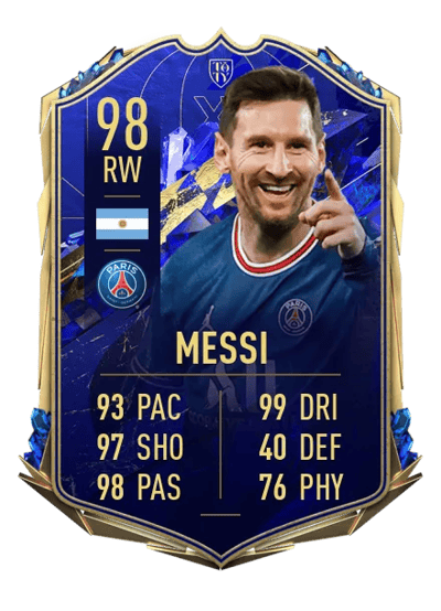Lionel Messi Team of the Year 98 OVR
