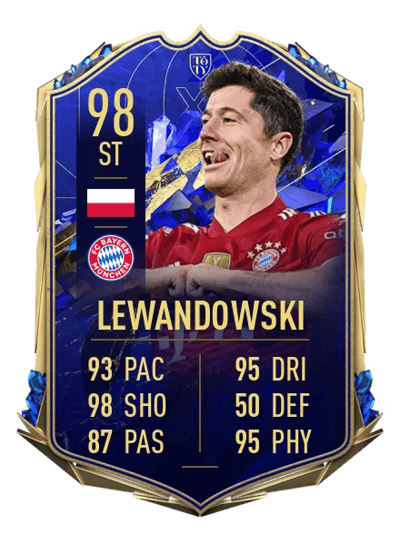 Robert Lewandowski Team of the Year 98 OVR