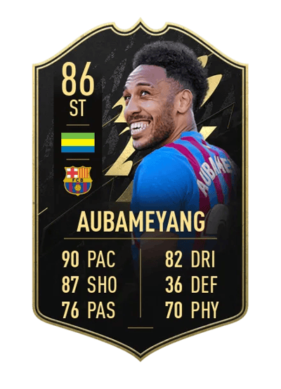 Pierre-Emerick Aubameyang Team of the Week 86 OVR