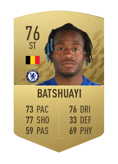 Michy Batshuayi Common 76 OVR