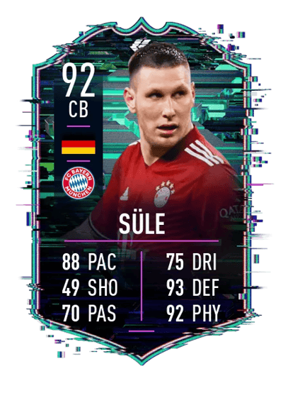 Niklas Süle Flashback Player 92 OVR