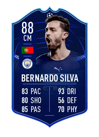 Bernardo Silva UEFA Champions League MOTM 88 OVR