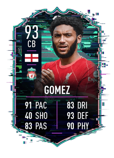 Joe Gomez Flashback Player 93 OVR