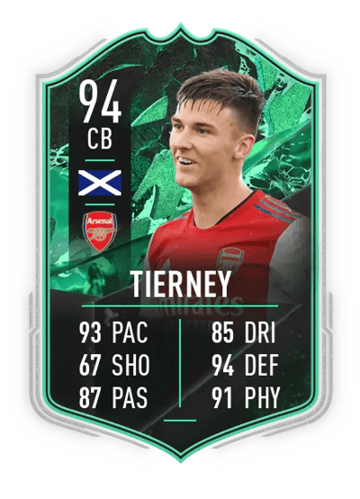 Kieran Tierney SHAPESHIFTERS 94 OVR