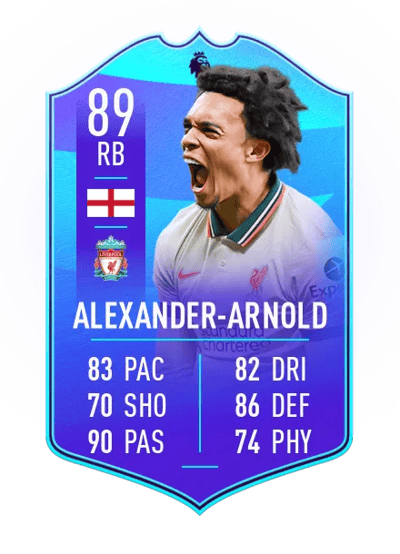 Trent Alexander-Arnold POTM Premier League 89 OVR