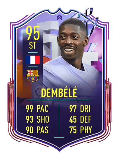 Ousmane Dembélé Fantasy FUT Upgrade 95 OVR