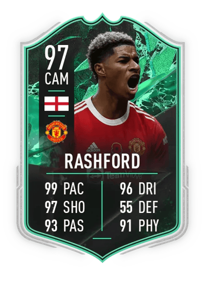 Marcus Rashford SHAPESHIFTERS 97 OVR