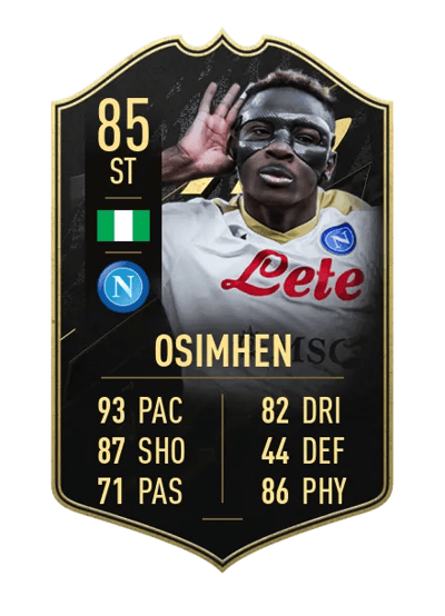 Victor Osimhen Team of the Week 85 OVR