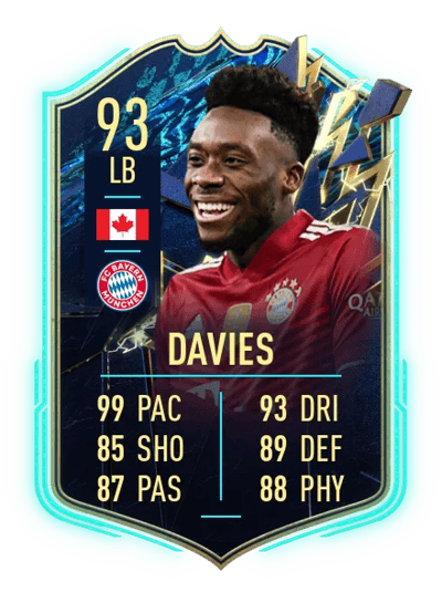 Alphonso Davies Team of the Season 93 OVR