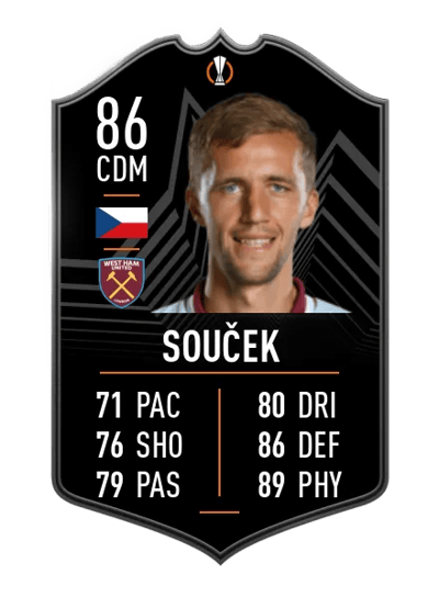 Tomáš Souček UEFA Europa League MOTM 86 OVR