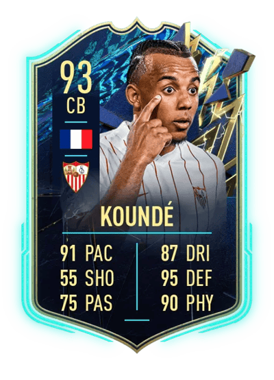 Jules Koundé Team of the Season 93 OVR