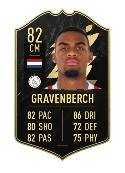 Ryan Gravenberch Team of the Week 82 OVR